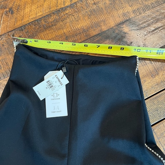 Express Black Pants with Silver Rhinestone Detail - Picture 5 of 6